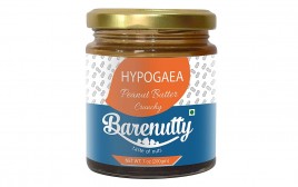 Barenutty Hypogaea Peanut Butter Crunchy  Glass Jar  200 grams